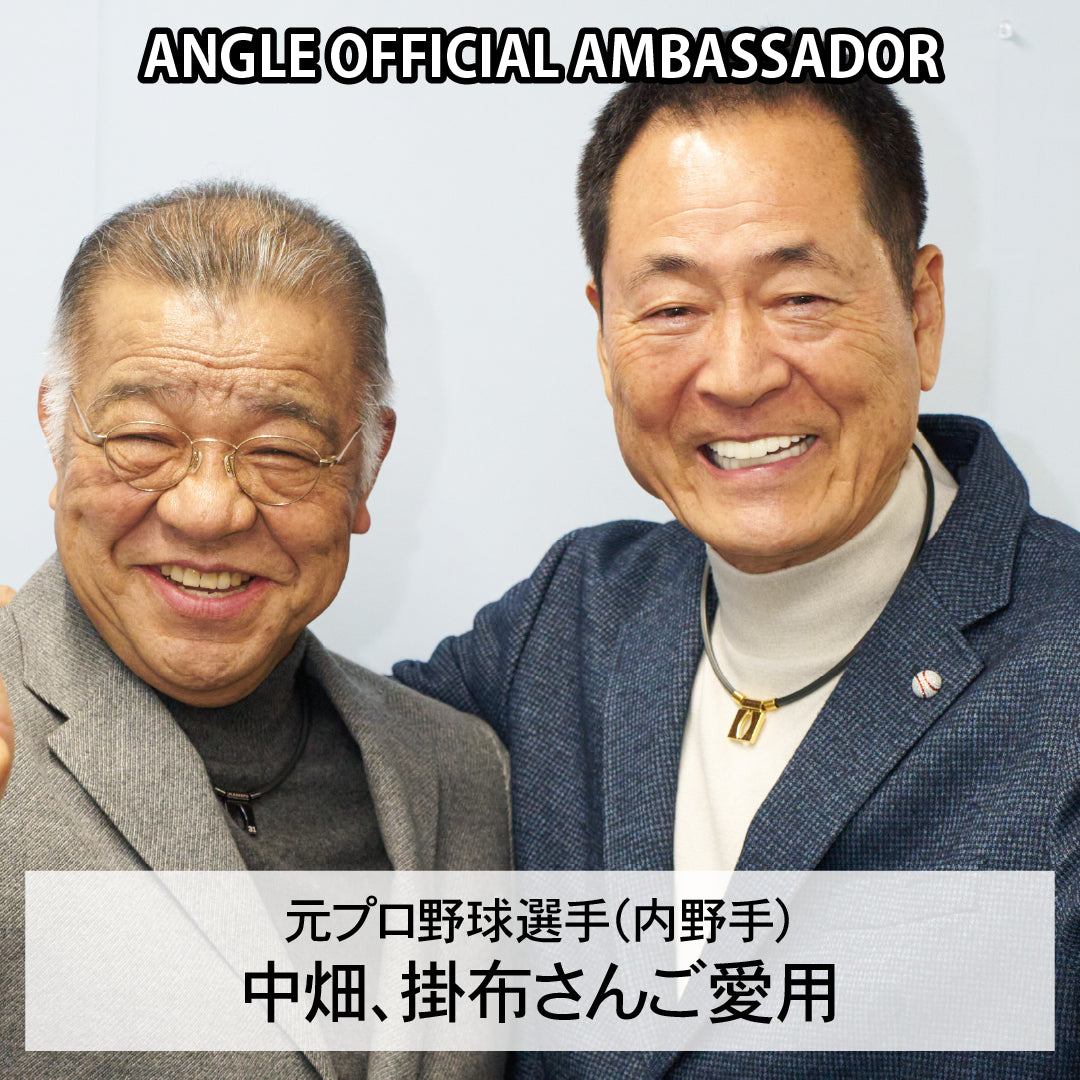 磁気ネックレス ANGLE e.MODEL 01 ピュアゴールド(24金 Plating)