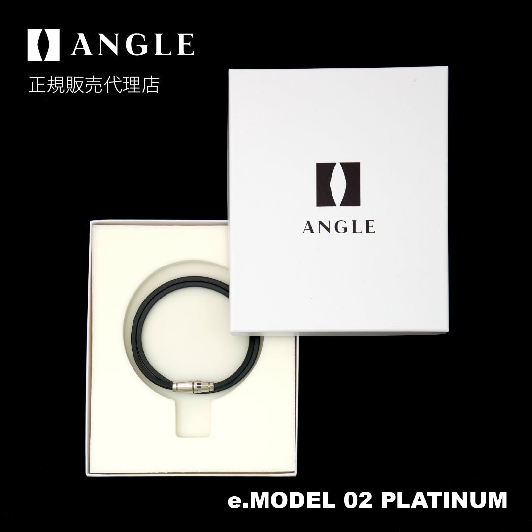 磁気ネックレス ANGLE e.MODEL 02 プラチナ